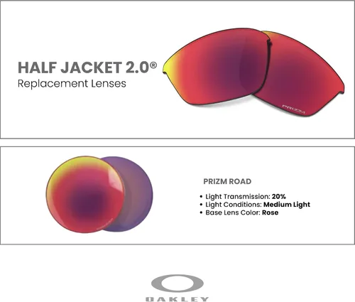 Miniatura 3 de OAKLEY Original Half Jacket 2.0 XL OO9154 Replacement Lenses For Men For Women+ Bundle Microfiber Pouch -FRAMES NOT INCLUDED