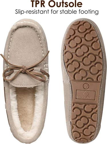 Miniatura 2 de Pantuflas Dream Pairs planos, de piel sintética, para mujer