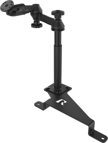 RAM MOUNTS Base de montaje de vehículo sin taladro para Ford F-150 2015-2026 y F-250 F-550 2017-2026, montaje de perno de asiento con brazo