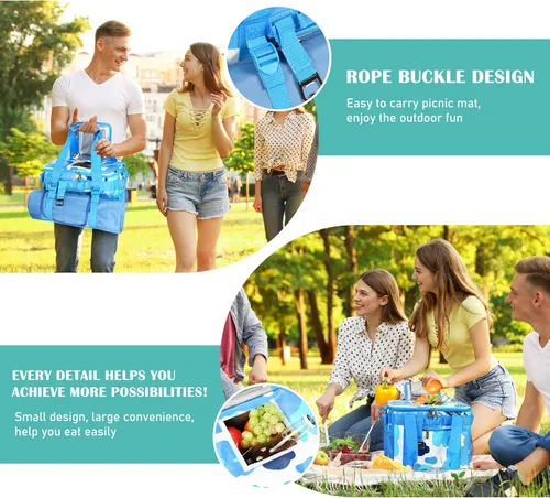 Miniatura 14 de Tirrinia Bolsa térmica grande aislada – Caja térmica a prueba de fugas para exteriores para mujeres y hombres – Bolsa de congelador portátil