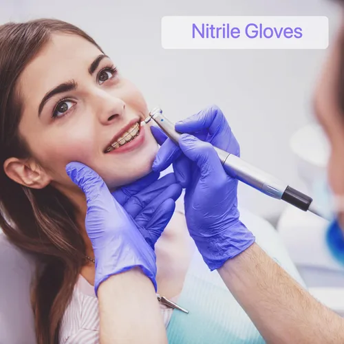 Miniatura 3 de Guantes de nitrilo PElPU, desechables para limpieza, sin polvo, sin látex, guantes protectores no estériles