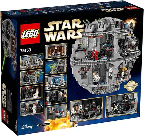 Miniatura 7 de Set de construcción LEGO Star Wars Death Star 75159 Estación Espacial con minifiguras de Star Wars para niños y adultos (4016 piezas)
