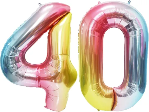 Miniatura 18 de SINBEE Globo dorado del número 10, papel de aluminio Mylar de 40 pulgadas, decoración de fiesta reutilizable para cumpleaños, aniversario, Oro