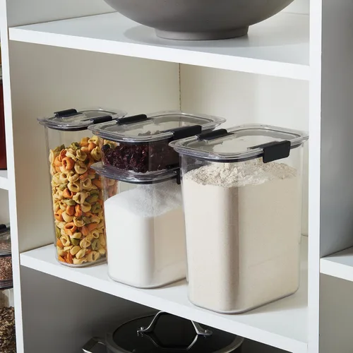 Miniatura 3 de Rubbermaid Brilliance - Recipientes para almacenar alimentos, libres de bisfenol A, con tapas