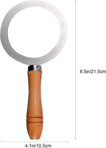 Miniatura 3 de DOITOOL Anillo de taza de té con leche de acero inoxidable, cubierta protectora con mango de 8.46 pulgadas, resistente al calor, para cafetería