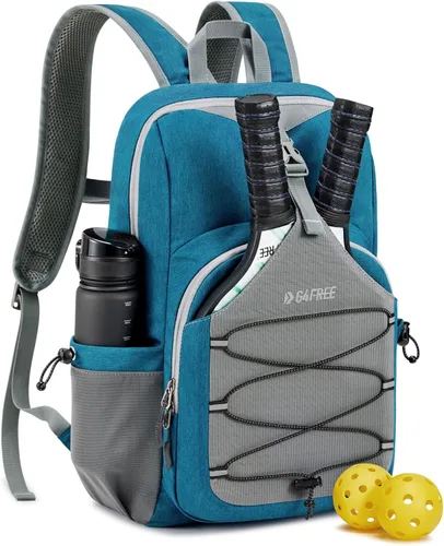 Miniatura 9 de G4Free Bolsa de pickleball para mujeres y hombres, bolsa de pádel para 2 a 4 paletas, regalos para amantes del pickleball