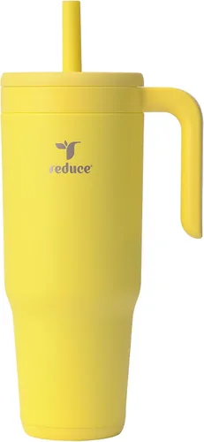 Miniatura 15 de REDUCE Chiller - Vaso térmico aislado al vacío de 40 onzas con pajita de silicona a prueba de derrames, tapa de Tritán sostenible con marcadores