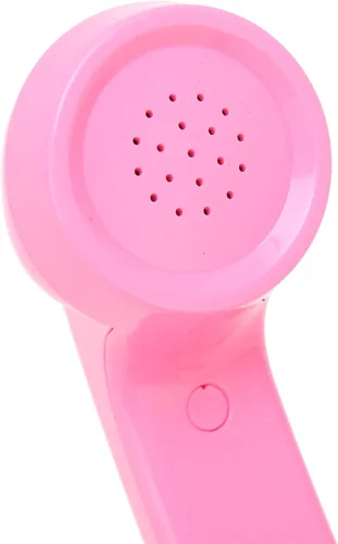 Miniatura 8 de Teléfono vintage, receptor de teléfono celular de mano con enchufe de sonido de 0.138 in, teléfono móvil a prueba de radiación para computadoras