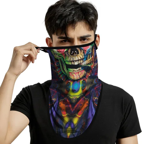 Miniatura 5 de M-YOUNG Pañuelos para las orejas, polaina para el cuello, cubrebocas, bandanas para hombres y mujeres, para el verano, con rayos UV, para la cara