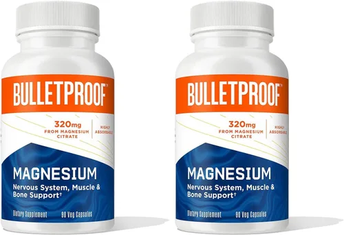 Miniatura 7 de Bulletproof Cápsulas de magnesio, 90 unidades, suplemento para el sistema nervioso, apoyo muscular y óseo