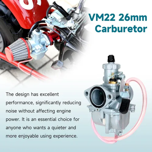 Miniatura 3 de FVRITO - Carburador de alto rendimiento VM22 de 26 mm para Predator 212cc 196cc Coleman CT200U BT200X Mini Bike KT196 Go Kart GX160 GX200 6.5hp
