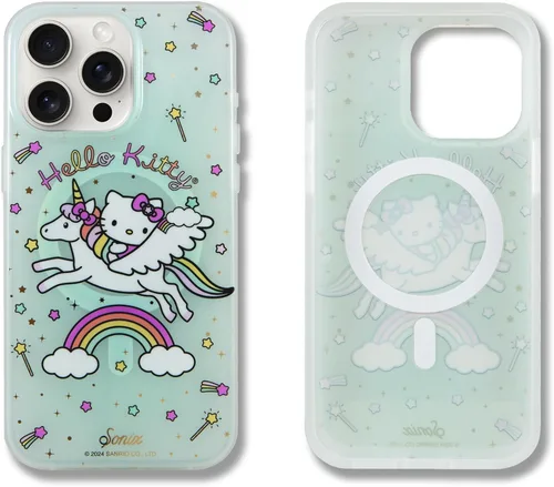 Miniatura 164 de Sonix x Sanrio - Funda para iPhone 15 Pro, compatible con MagSafe, probada en caídas de 10 pies, adivinador Kuromi