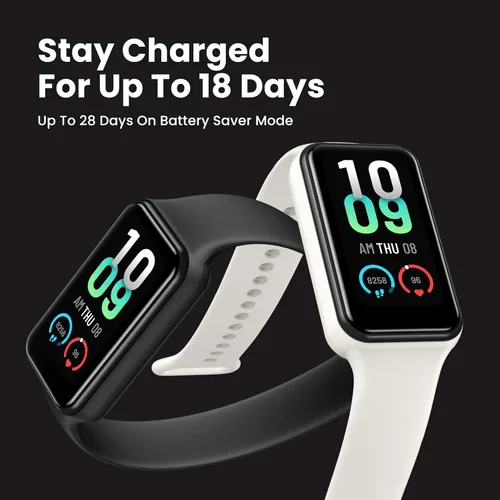Miniatura 8 de Amazfit Band 7 - Monitor de actividad física, batería de 18 días, Alexa integrado, pantalla AMOLED 1.47 pulgadas, monitor de frecuencia cardíaca