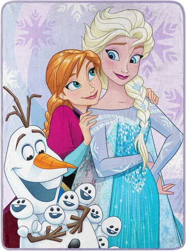 Miniatura 9 de Northwest Frozen Loving Sisters Manta de micro raschel, 46 x 60 pulgadas