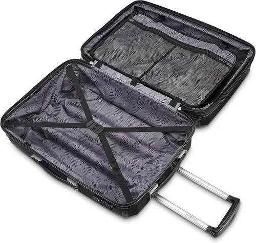 Miniatura 2 de Samsonite Winfield 3 DLX Spinner, Negro, Maleta de mano de 20 pulg.