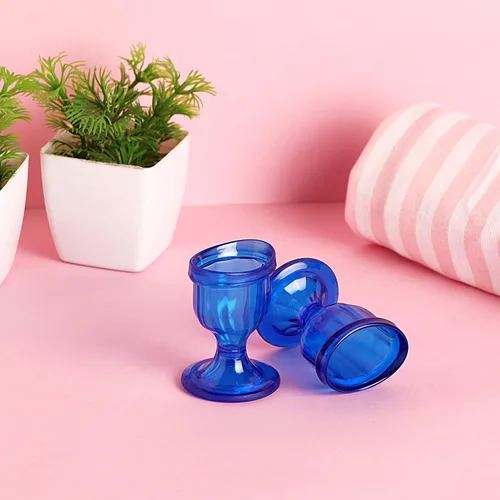 Miniatura 4 de Juego de 2 vasos de lavado de ojos para mantener tus ojos limpios y saludables, color azul