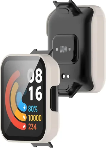 Miniatura 4 de Paquete de 3 fundas protectoras de pantalla compatibles con Redmi Watch 2 Lite, accesorios de policarbonato de vidrio templado, resistente a