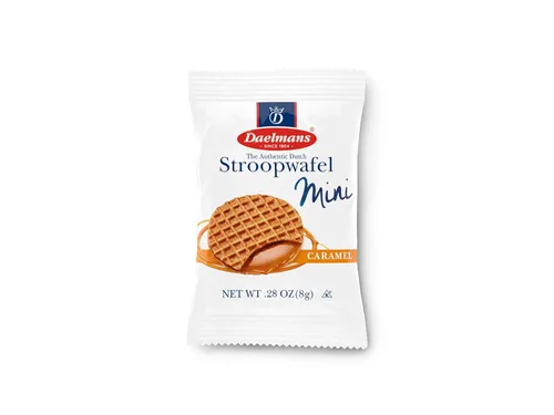 Miniatura 3 de DAELMANS Stroopwafels, gofres holandeses tostados suaves, caramelo, aperitivo de oficina, regreso a clases, tamaño mini, lácteos kosher, auténtico