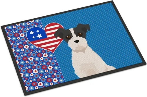 Miniatura 77 de Caroline's Treasures WDK5119JMAT Airedale Terrier USA - Tapete para interiores o exteriores, 24 x 36 pulgadas, tapete para puerta delantera
