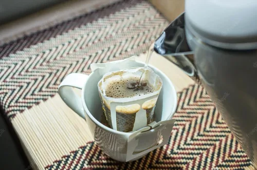 Miniatura 10 de Bolsas de café de goteo costarricenses molido de tostado medio (paquete de 10) – 100% granos arábica frescos, cultivados a la sombra y de origen