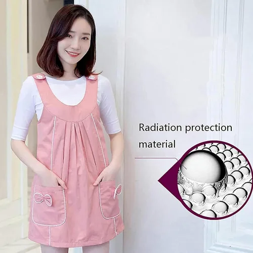 Miniatura 5 de Ropa anti-radiación EMF, protección contra la radiación ropa de maternidad conductiva/blindaje EMF Anti Radiación Protección Tela de plata que