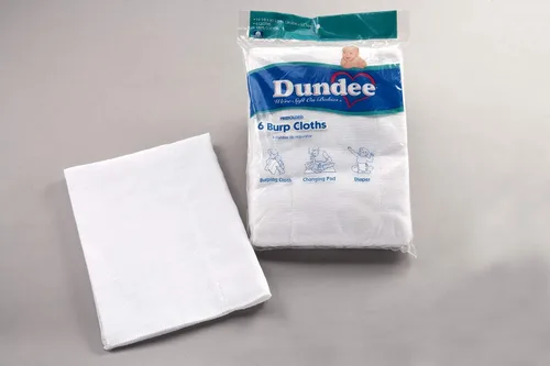 Miniatura 5 de Pañales para eructos, color blanco, 14.5 x 20.5 pulgadas (paquete de 6)