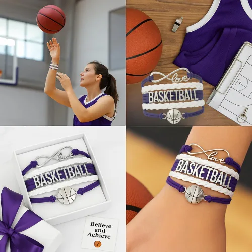 Miniatura 2 de Infinity Collection - Pulsera de baloncesto de regalo para equipos y jugadores