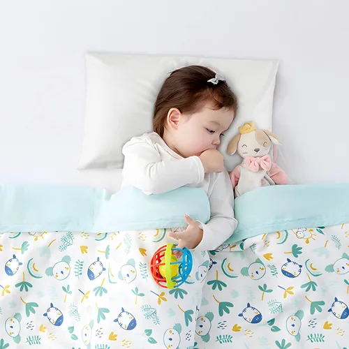 Miniatura 2 de Funda de almohada de algodón para niños pequeños de 14 x 20 pulgadas, sobre de algodón de fibra larga, ultra suave, transpirable, duradero, funda