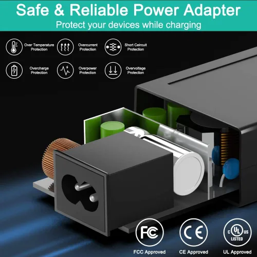 Miniatura 6 de HKY Adaptador de repuesto de 12V AC/DC para Korg KA320 para Korg Krome, PA 500, PA 500 Musikant, PA 588, Korg M50, EMX-1 SD, PA5000ORT, KA 320, M50