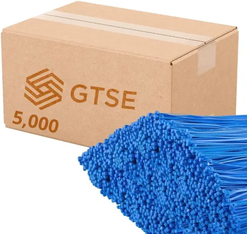 Miniatura 87 de GTSE - Paquete de 100 bridas con cremallera de 20.3 cm, color plateado/gris, 8.06 kg de resistencia, bridas de nailon grises resistentes a los rayos