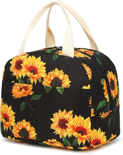 Miniatura 11 de Bolsa de almuerzo para gatos para mujeres y niñas, bolsas de almuerzo aisladas, lonchera reutilizable para niños y adultos, escuela, trabajo, picnic