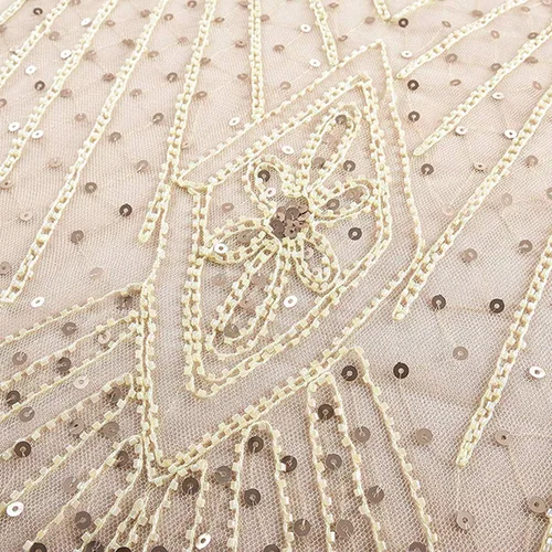 Miniatura 5 de Vestido largo de Gatsby Flapper con lentejuelas vintage de los años 20 para mujer, vestido formal de boda, noche, vestido de cóctel para fiesta