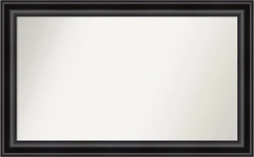 Miniatura 691 de Amanti Art Espejo personalizado, espejo de baño negro puente, espejo de pared o espejo de tocador de baño sobre el fregadero (26 x 26 pulgadas)