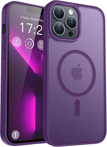 Miniatura 72 de Funda para teléfono Google Pixel 9 Pro XL, Compatible con Magnético, Protección contra Caídas de Grado Militar Translúcida Mate Resistente a Golpes