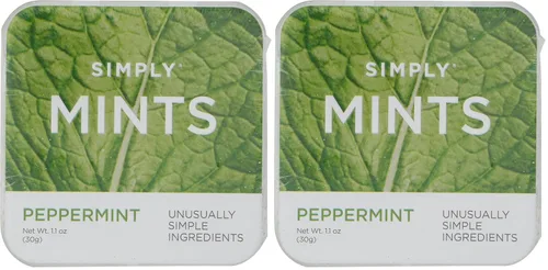 Miniatura 16 de SIMPLY MINTS - Mentas naturales de menta piperita para el aliento, paquete de 6 (180 piezas), hechas con aceite de menta piperita real Sin