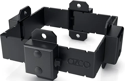 Miniatura 5 de OZCO Banda de poste de madera de hierro de 4 x 4 pulgadas Banda decorativa para pérgolas, cubiertas, cercas y estructuras de madera al aire libre