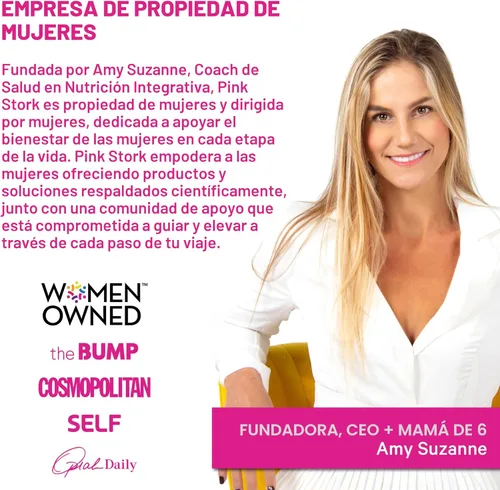 Miniatura 5 de Pink Stork Hierro para Mujeres – 18 mg de Bisglicinato de Hierro No Estreñente + Vitamina C para Absorción Óptima – Energía, Concentración
