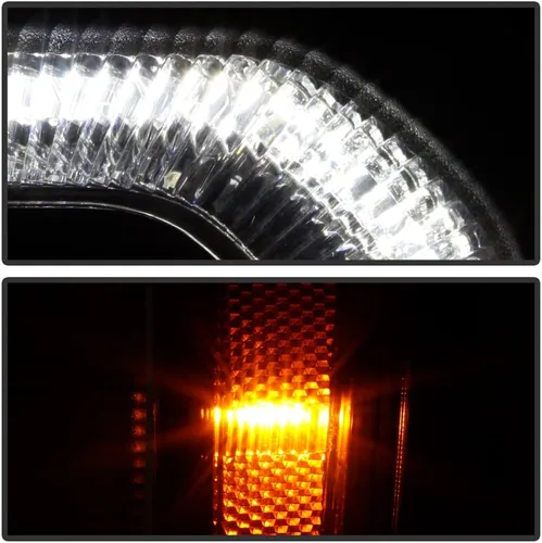Miniatura 7 de ACANII - Para [modelo HID/Xenon] 2016 2017 2018 GMC Sierra 1500 LED DRL proyector faro reemplazo - Conductor