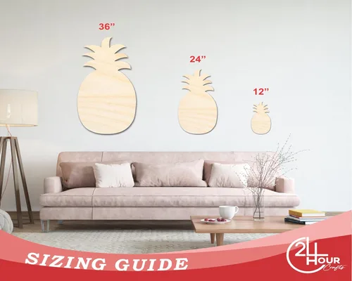 Miniatura 3 de Artesanía de madera sin terminar con forma de piña hasta 46 pulgadas, 4 pulgadas / 1/8 pulgadas