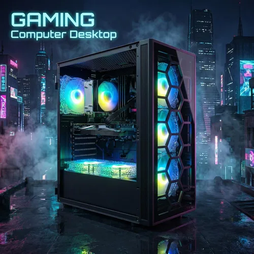 Miniatura 4 de STGAubron Computadora de escritorio para videojuegos, GeForce RTX 2060 Super 8G, Intel Core i7 hasta 3.9G, 32G RAM, SSD de 1 TB, WiFi 6, BT 5.0