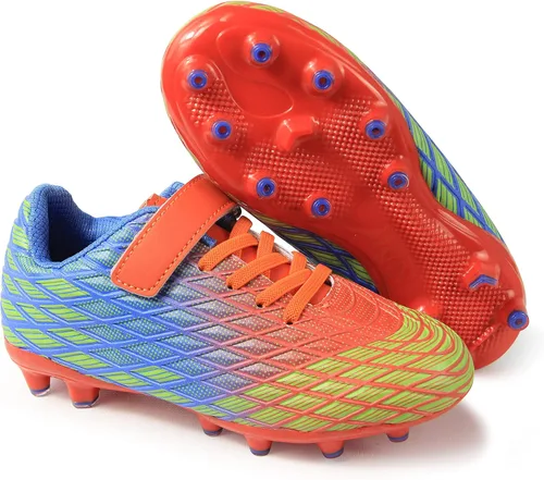 Miniatura 2 de Sooneeya Kids Soccer Cleats - No-Tie Football Shoes - Outdoor Firm Ground Athletic Shoes