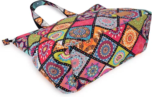 Miniatura 116 de CLOUDMUSIC Bolsa de hombro para enfermeras, profesores, trabajo, gimnasio, viajes, playa, mujeres, con gran capacidad, impermeable