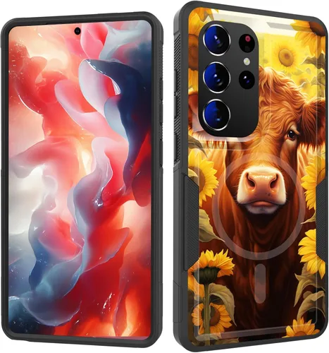 Miniatura 144 de Funda magnética para Galaxy A16 5G, [compatible con MagSafe] [protección contra caídas de grado militar] Funda resistente a prueba de golpes