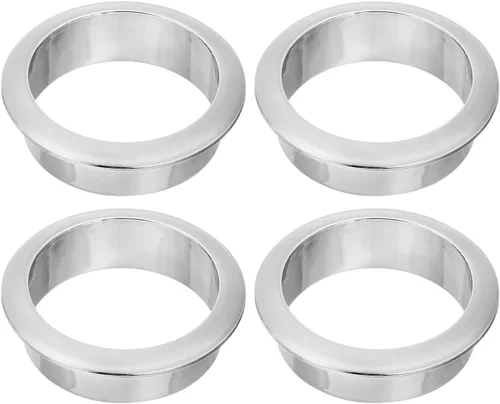 Miniatura 12 de uxcell 4 ojales de nailon de 0.98 pulgadas (0.984 in), cubierta de agujero para cable de plástico, organizador de cables para gabinete de escritorio
