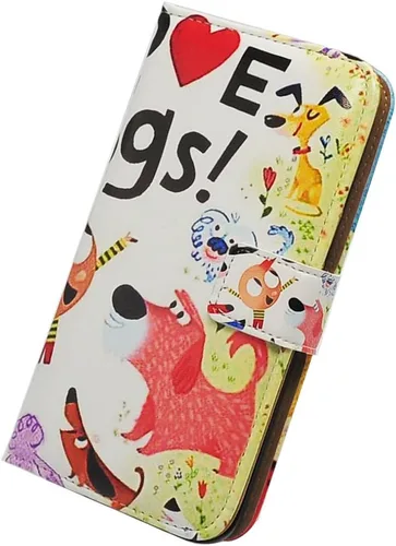 Miniatura 8 de Bcov Funda para Galaxy A03S, Samsung A03s, Colorida funda de piel con tapa para teléfono con ranura para tarjeta y soporte para Samsung Galaxy A03s