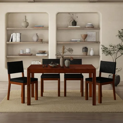 Miniatura 22 de NTC Flow Mesa de Café Moderna de Madera Rectangular con Cajón Oculto – Resistente al Agua y al Calor, Negro Quemado