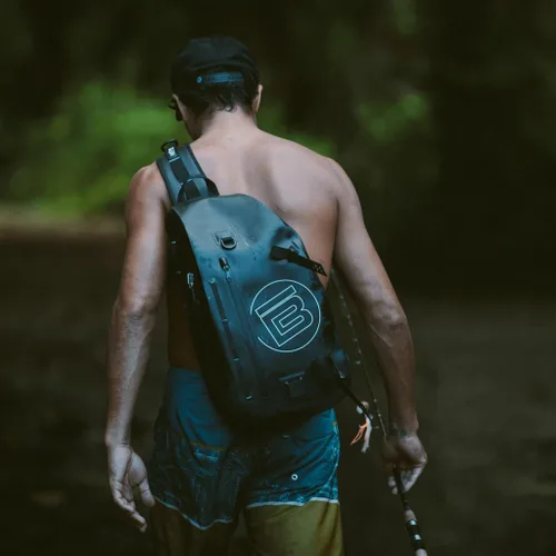 Miniatura 2 de BOTE Highwater Slingpack Mochila de una correa impermeable al aire libre bolsa seca de 20 litros de capacidad para deportes acuáticos Kayak Fish