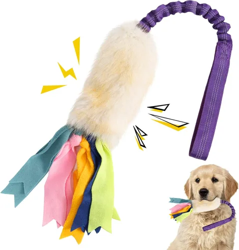 Miniatura 9 de Wodoca Juguete de remolcador para perros, juguete agresivo con chirrido fuerte, ideal para perros grandes, fácil de limpiar, hecho a mano