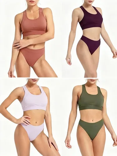 Miniatura 2 de GRANKEE - Tangas sin costuras transpirables para mujer, tangas que no se marcan, paquete de ropa