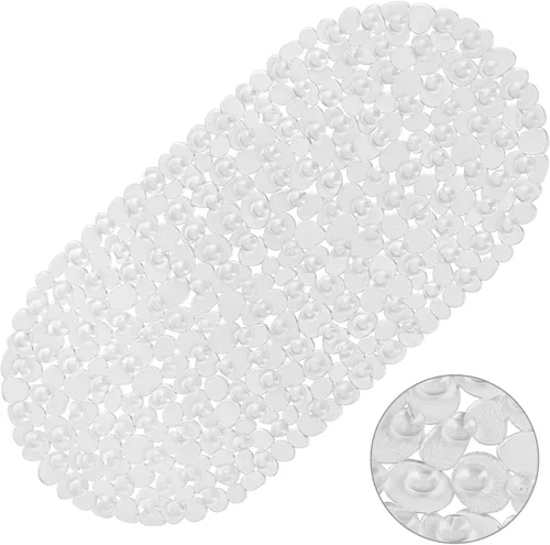 Miniatura 15 de Vannokor Tapetes para Bañera para Baño 27x14 Pulgadas, Tapete de Baño para Bañera se Siente Genial en Pies Cansados, Amigable Lavable a Máquina